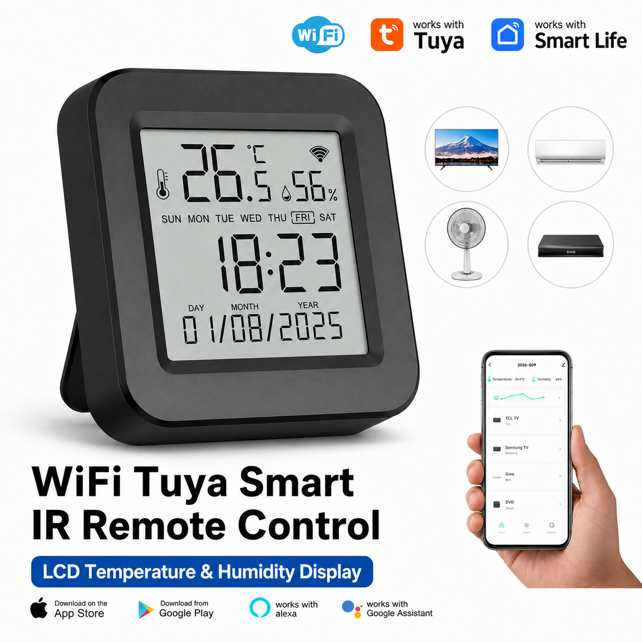 Ir Blaster Universal - Tuya WiFi Smart IR Remote Controller