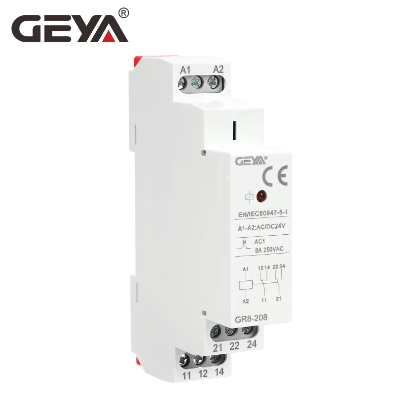 GEYA GR8-208 Auxiliary Relay I - Shelly Relay Module ulasan dan harga