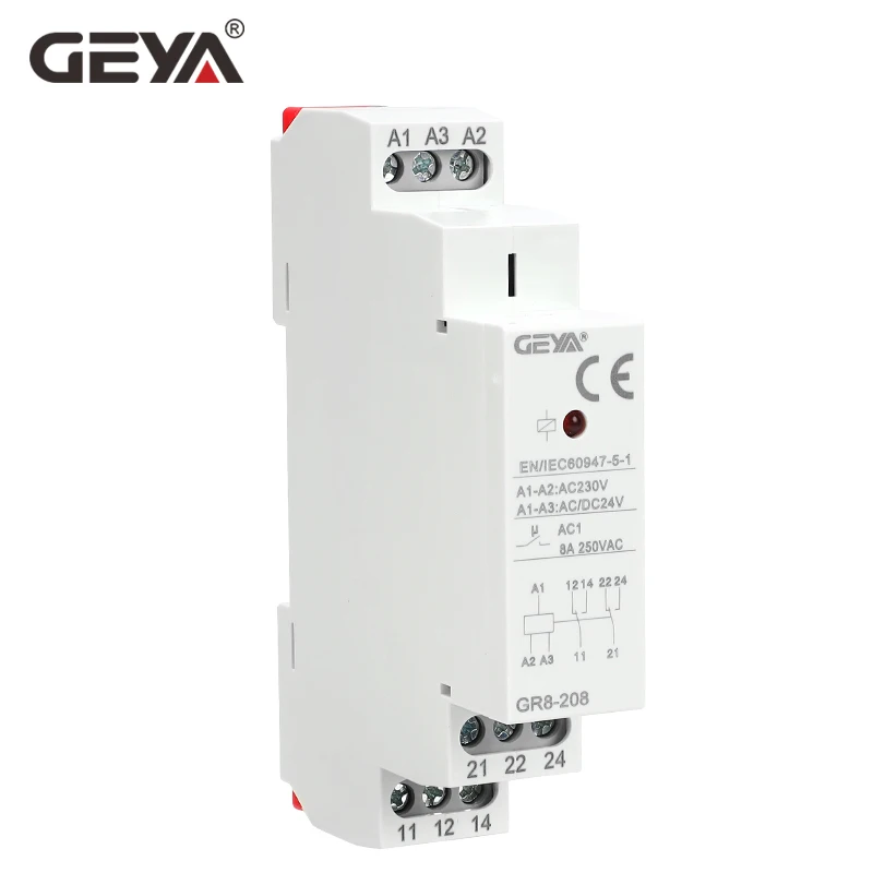 GEYA GR8-208 Auxiliary Relay I - Shelly Relay Module ulasan dan harga