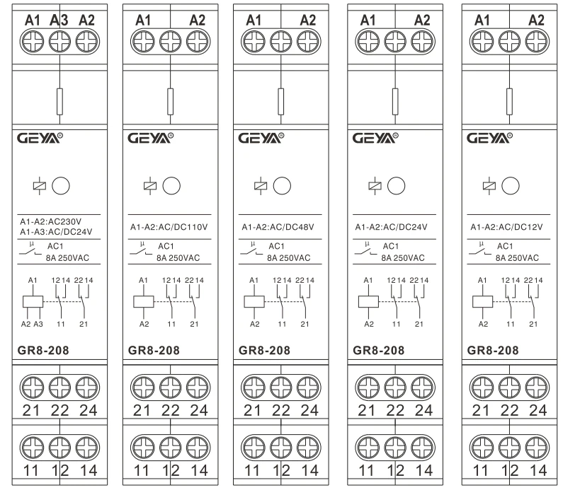 GEYA GR8-208 Auxiliary Relay I - Shelly Relay Module ulasan dan harga
