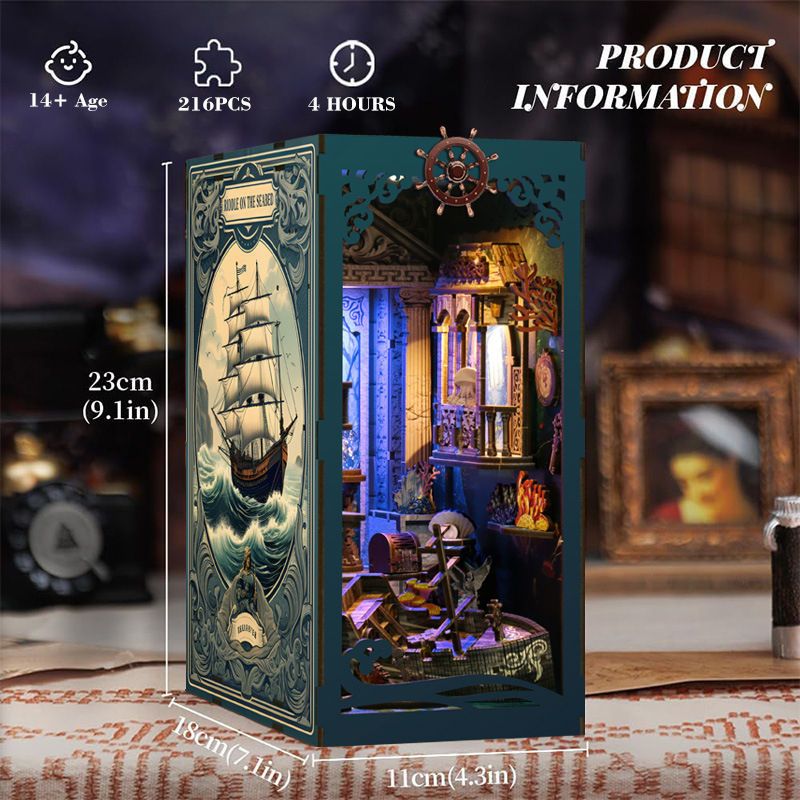 3D Wooden DIY Bookend Puzzle H - Home Automation Diy Kit ulasan dan harga