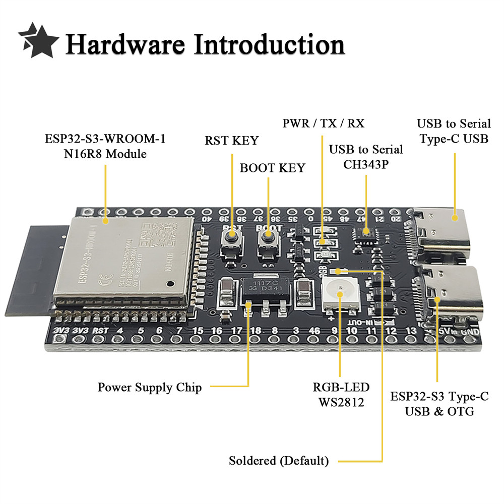 ESP32 S3 N16R8 Development Boa - Home Automation Diy Kit ulasan dan harga