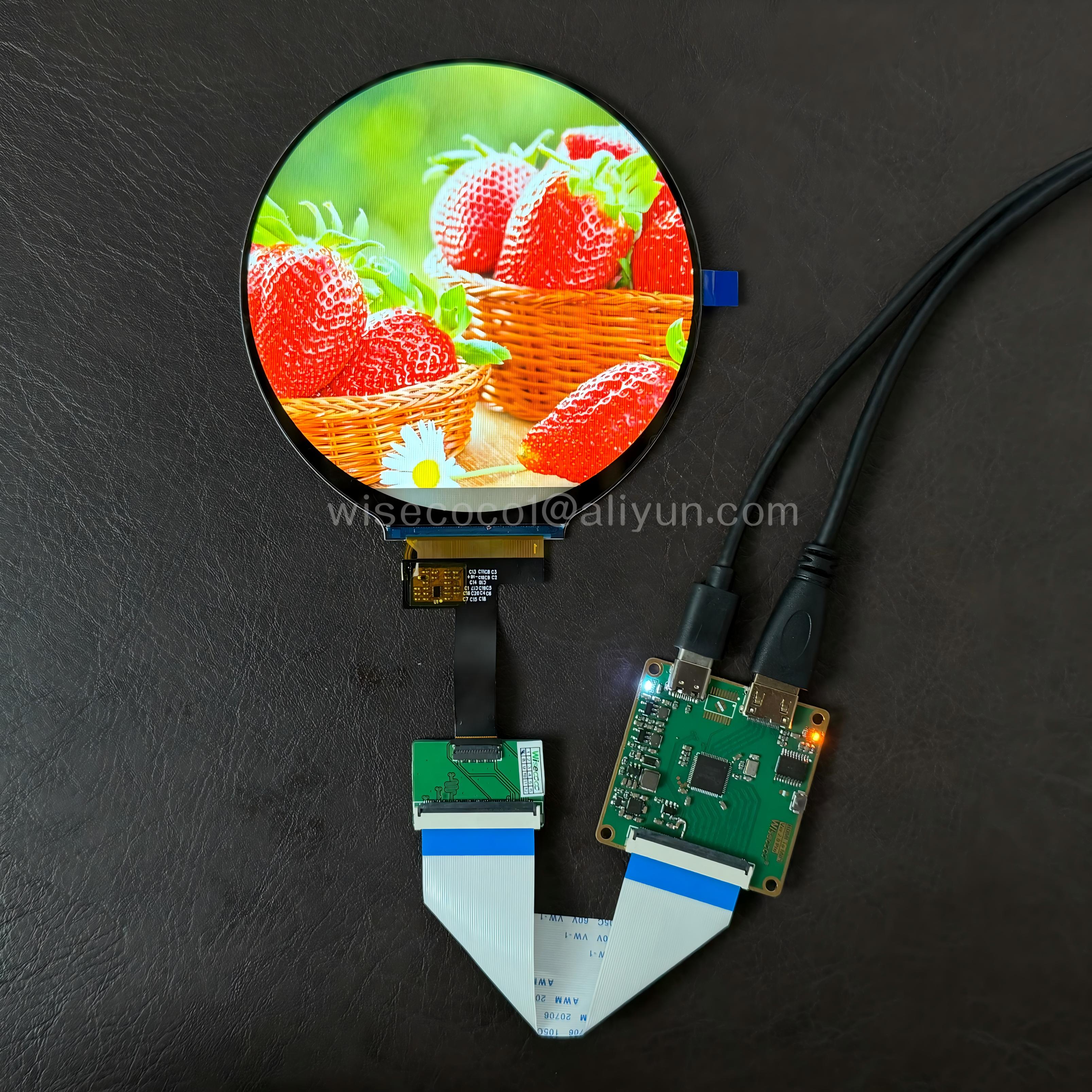 Wisecoco 4 Inch Round LCD Disp - Home Automation Raspberry Pi ulasan dan harga
