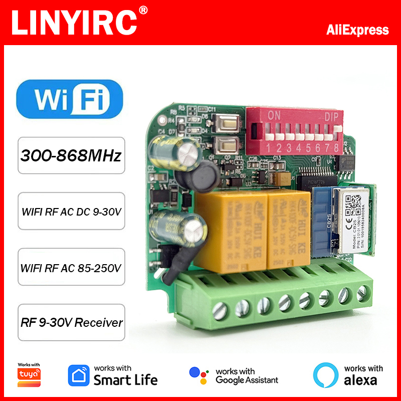 Universal Works WIth Tuya WiFi - 433Mhz Receiver Module ulasan dan harga