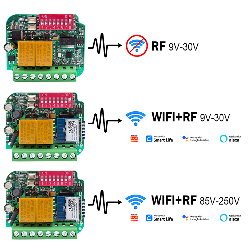 Universal Works WIth Tuya WiFi - 433Mhz Receiver Module ulasan dan harga