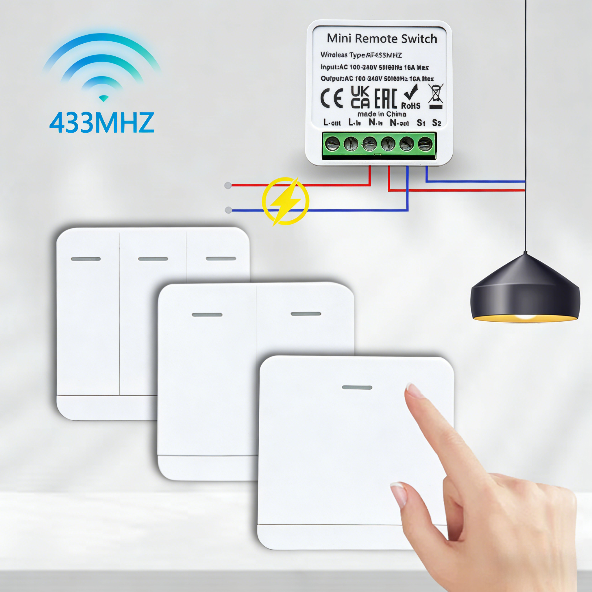 RF 433MHz Smart DIY Wireless S - Home Automation Systems Diy ulasan dan harga
