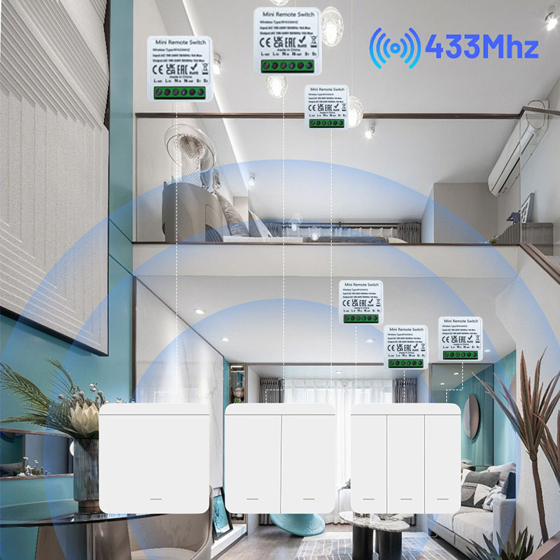 RF 433MHz Smart DIY Wireless S - Home Automation Systems Diy ulasan dan harga