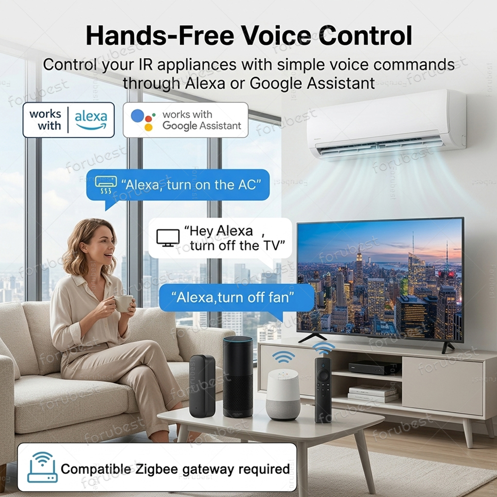 Smart Zigbee IR Remote with Te - Ir Blaster Universal ulasan dan harga