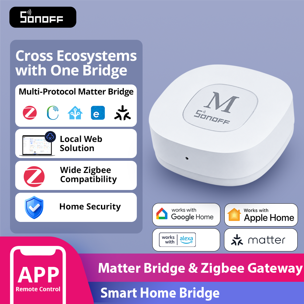 SONOFF Bridge-M Matter Bridge  - Home Automation Tutorial ulasan dan harga