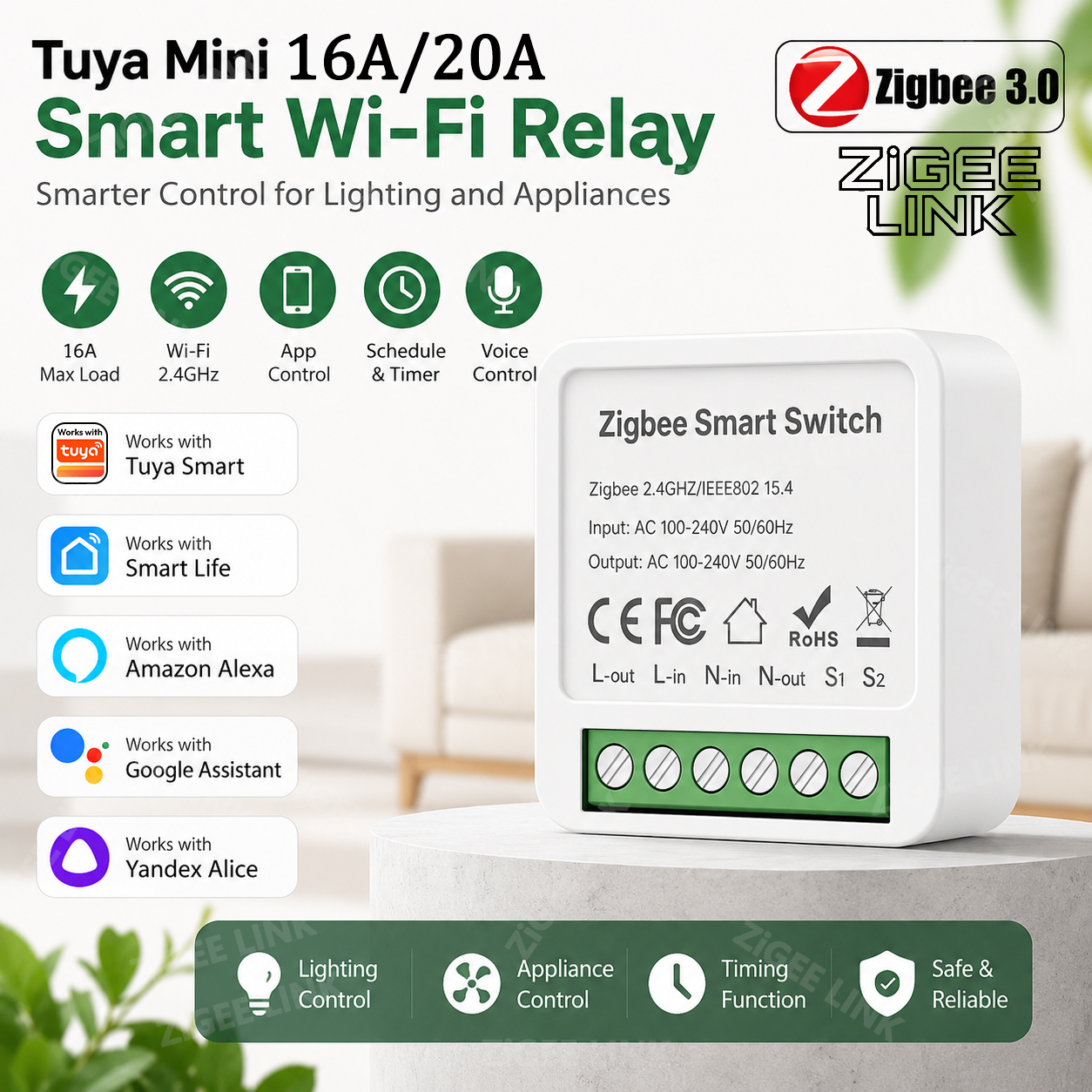 WiFi Zigbee Smart Switch Modul - Home Automation Systems Diy ulasan dan harga